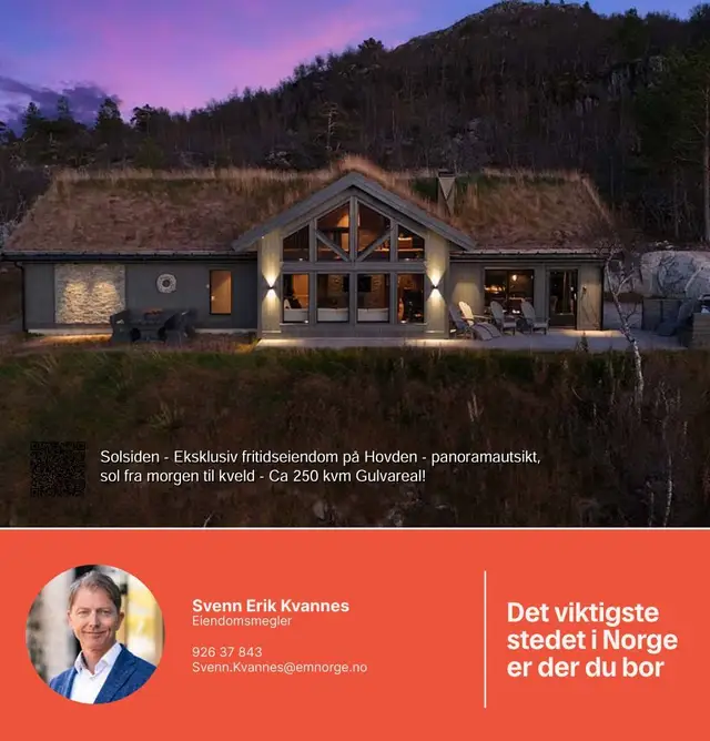 Hartevassvegen 36, Hovden i Setesdal